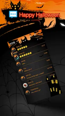 Handcent Skin(Happy Halloween) android App screenshot 3